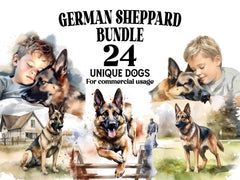 German Shepherd Clipart - CraftNest