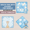 Quilt For Boys Clipart Bundle