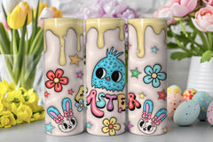 3D Inflated Easter Tumbler Bundle 4 - CraftNest - Digital Crafting and Art