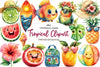 Tropical Tropicana Clipart Bundle