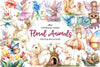 Garden Fairies Floral Animals Clipart Bundle