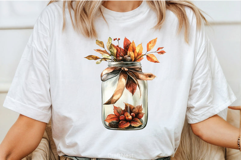 Coastal Autumn Clipart Bundle - CraftNest - Digital Crafting and Art