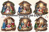 Christmas Nativity Sets Clipart Bundle