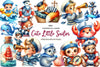 Cute Little Sailor Clipart Bundle