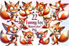 Funny Fox Clipart Bundle