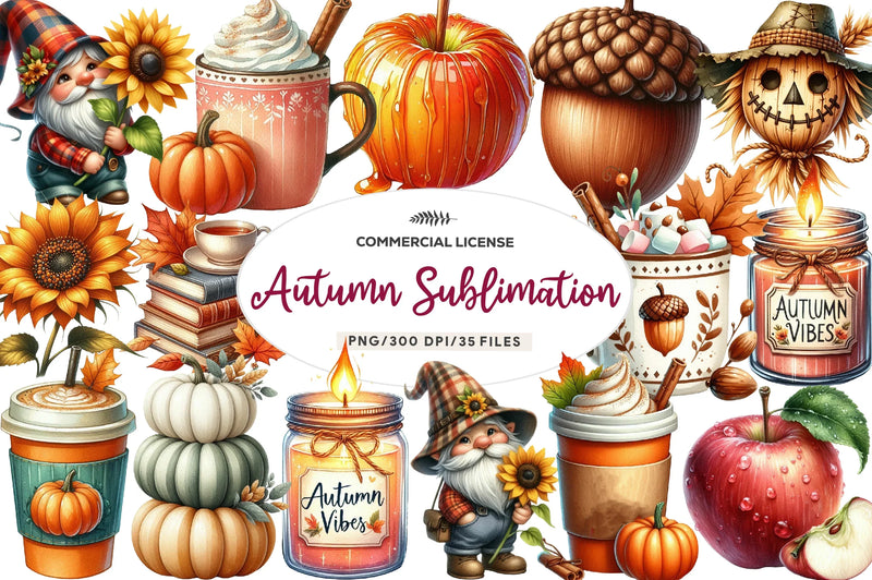 Autumn Clipart Bundle - CraftNest - Digital Crafting and Art
