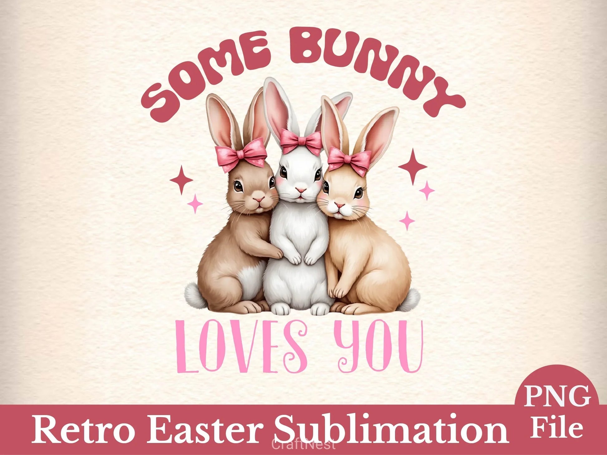Retro Easter Clipart Bundle 2 - CraftNest - Digital Crafting and Art