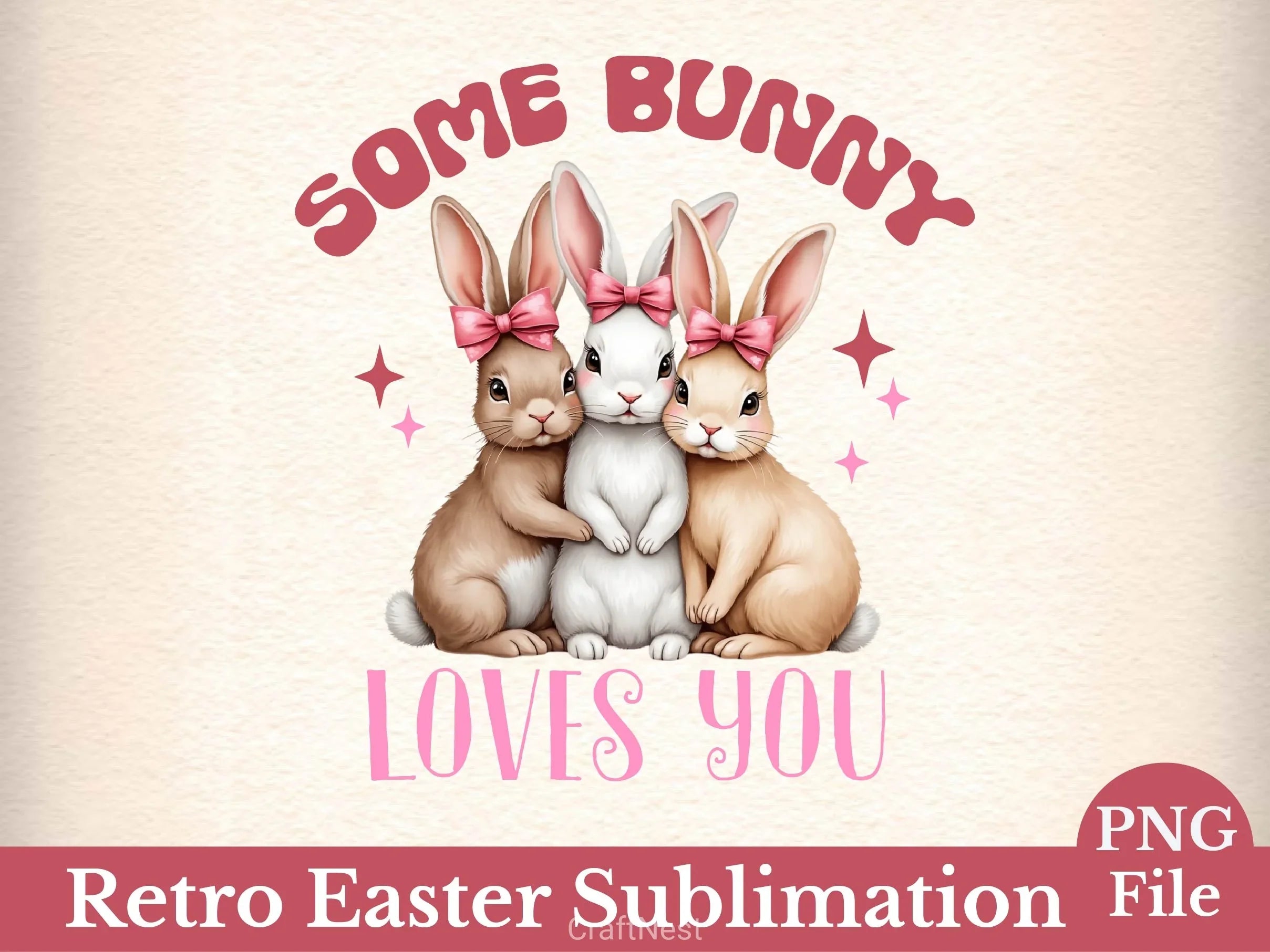 Retro Easter Clipart Bundle 2 - CraftNest - Digital Crafting and Art