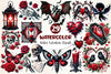 Gothic Valentine Clipart Bundle 4