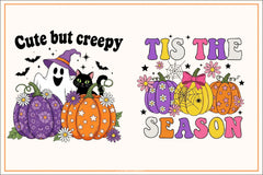 Groovy Halloween Clipart Bundle 13 - CraftNest - Digital Crafting and Art