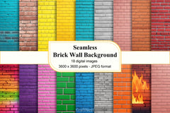 Brick Wall Background Clipart Bundle - CraftNest - Digital Crafting and Art