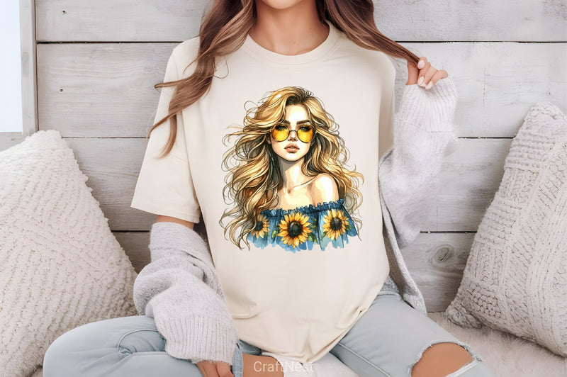 Sun Kissed Summers Clipart Bundle - CraftNest - Digital Crafting and Art