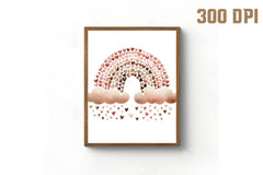 Boho Rainbow Clipart Bundle - CraftNest - Digital Crafting and Art