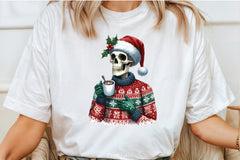 Christmas Skeletons Clipart Bundle - CraftNest - Digital Crafting and Art