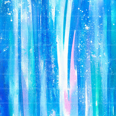 Blue Holographic Glitter Digital Paper - CraftNest - Digital Crafting and Art