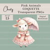 Coquette Animals Clipart Bundle