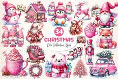 Retro Christmas Clipart Bundle 2 - CraftNest - Digital Crafting and Art