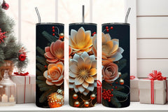Flower Tumbler Wrap Bundle - CraftNest - Digital Crafting and Art
