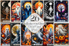 Halloween Ghost Tarot Card Clipart Bundle 2