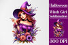 Halloween Witch Girl Clipart Bundle 3
