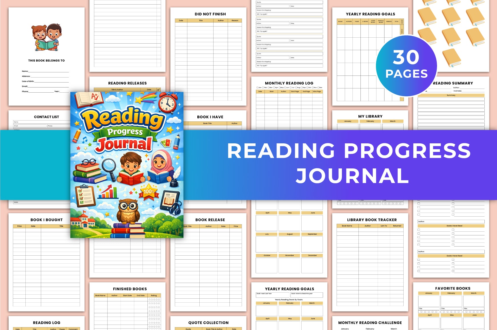 Reading Progress Journal