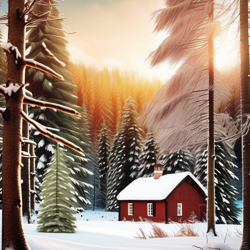 Winter Seamless Digital Paper 3 - CraftNest - Digital Crafting and Art