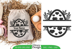 Easter Egg Split SVG Bundle 1 - CraftNest - Digital Crafting and Art
