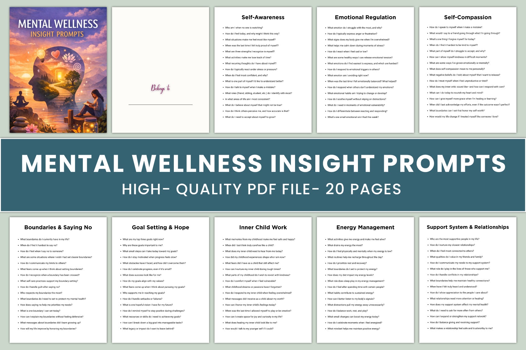 Mental Care Prompts
