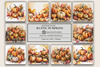 Rustic Pumpkins Background Papers