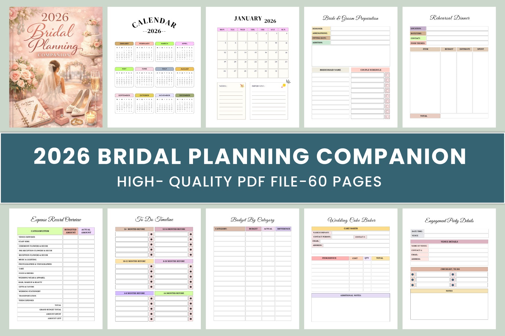 Bridal Planning Companion Book