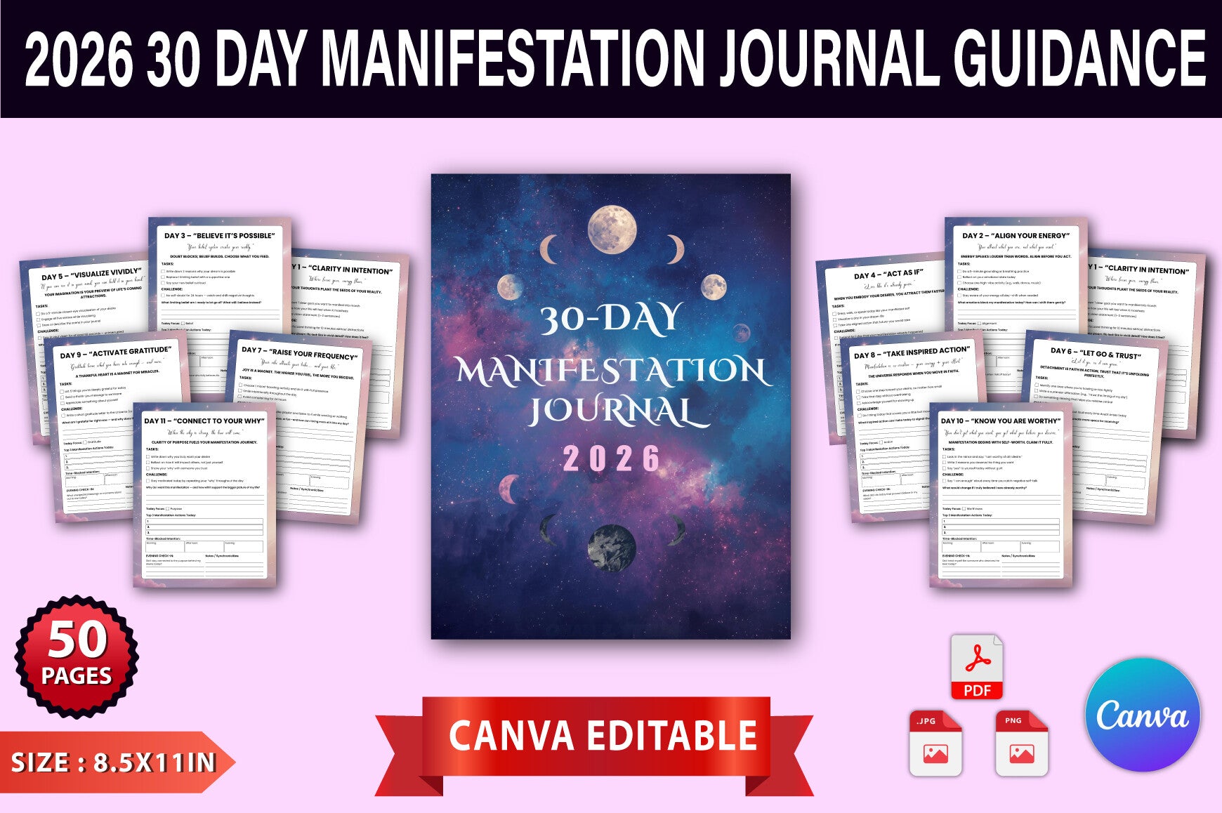 Day Manifestation Guidance Journal
