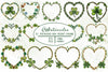 St Patricks Day Heart Frame Clipart Bundle