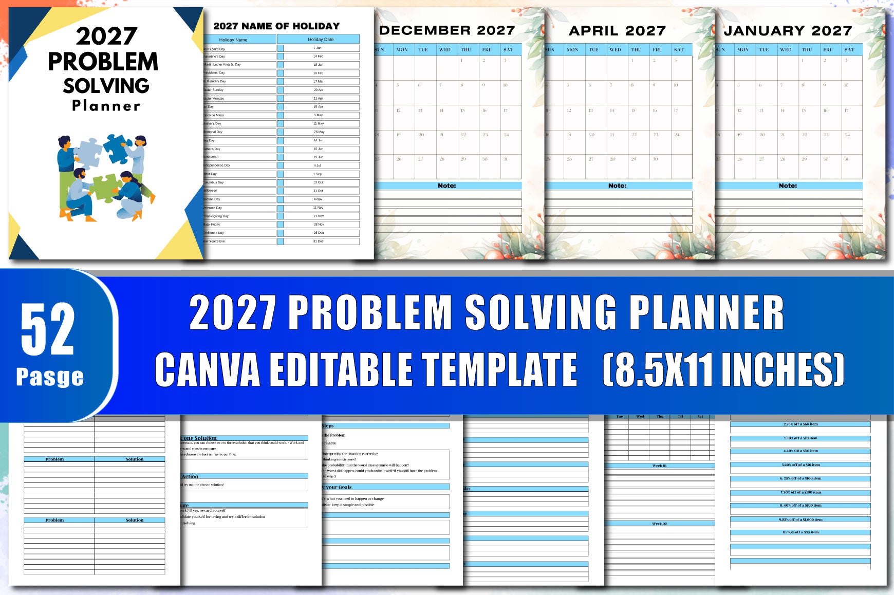 Problem Solving Planner