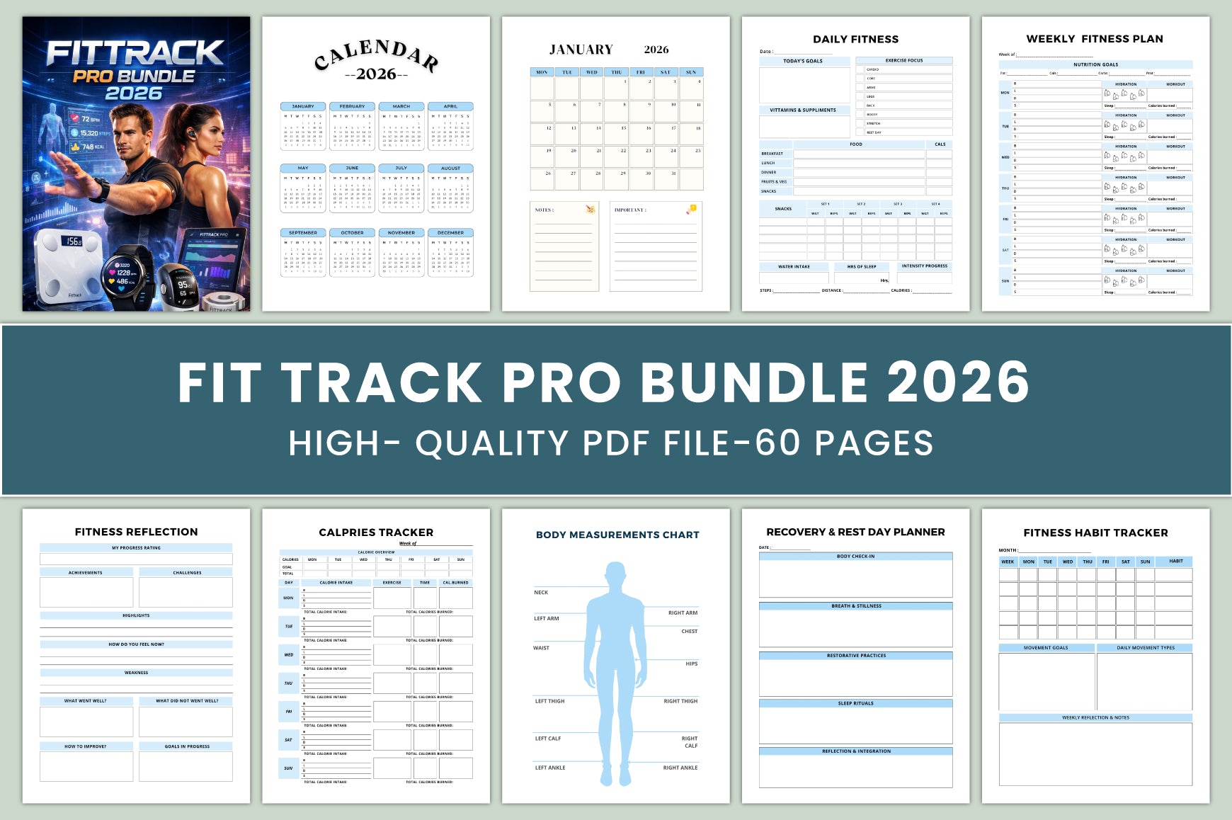 Fit Track Pro Planner