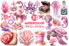 Pink Sea Adventure Clipart Bundle 2