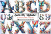 Butterfly Alphabet Clipart Bundle