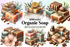 Organic Soap Clipart Bundle - CraftNest - Digital Crafting and Art