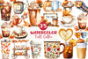 Fall Coffee Clipart Bundle