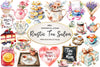 Rustic Tea Salon Mothers Day Clipart Bundle