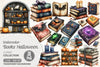 Halloween Books Clipart Bundle 3