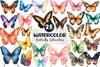 Butterfly Silhouettes Clipart Bundle