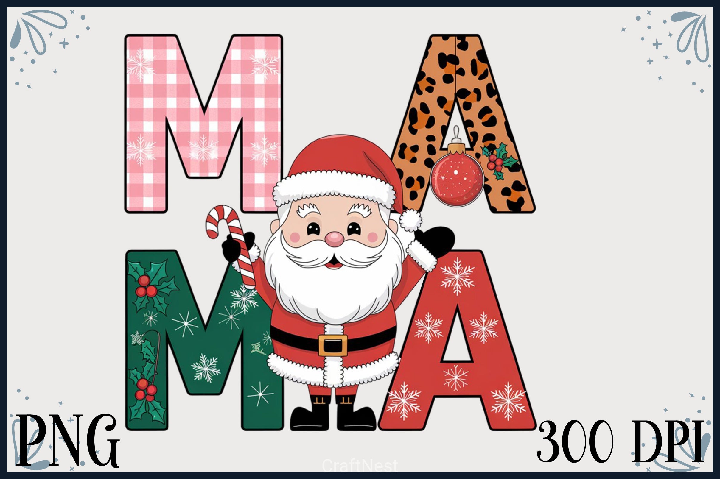 Christmas Mama Clipart Bundle - CraftNest - Digital Crafting and Art