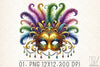 Mardi Gras Mask Clipart Bundle 1