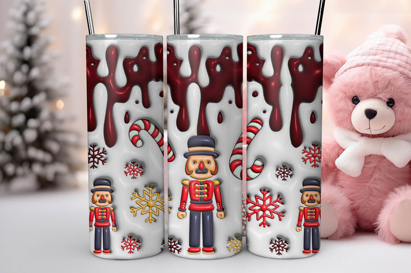 3D Inflated Christmas Tumbler Bundle 14 - CraftNest - Digital Crafting and Art