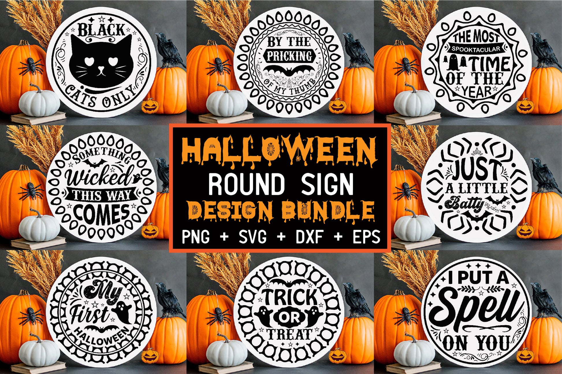 Halloween Round Bundle - CraftNest - Digital Crafting and Art