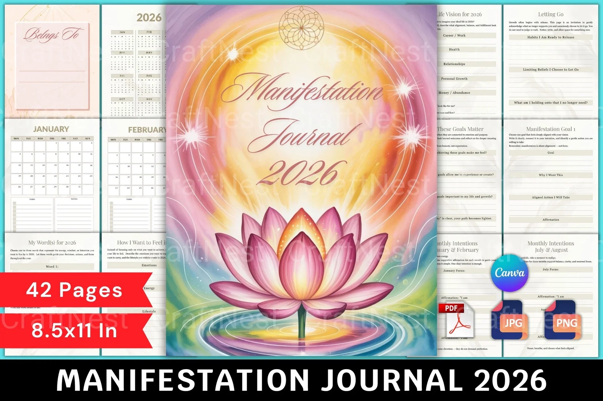 Manifestation Art Design - CraftNest - Digital Crafting and Art