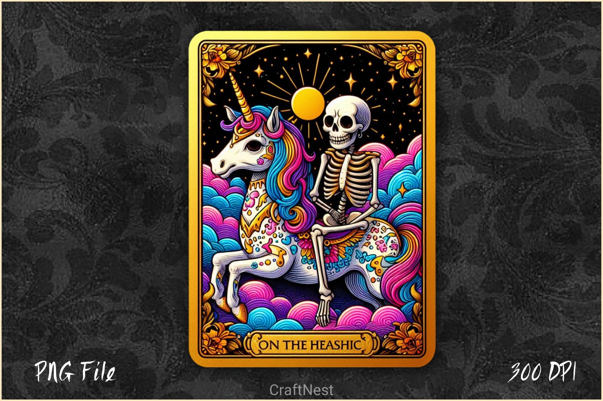 Funny Tarot Card Sarcastic Skeleton Clipart Bundle - CraftNest - Digital Crafting and Art