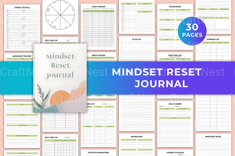 Mindset Reset: Transform Your Thinking - CraftNest - Digital Crafting and Art