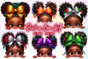 Peek A Boo Girl Clipart Bundle