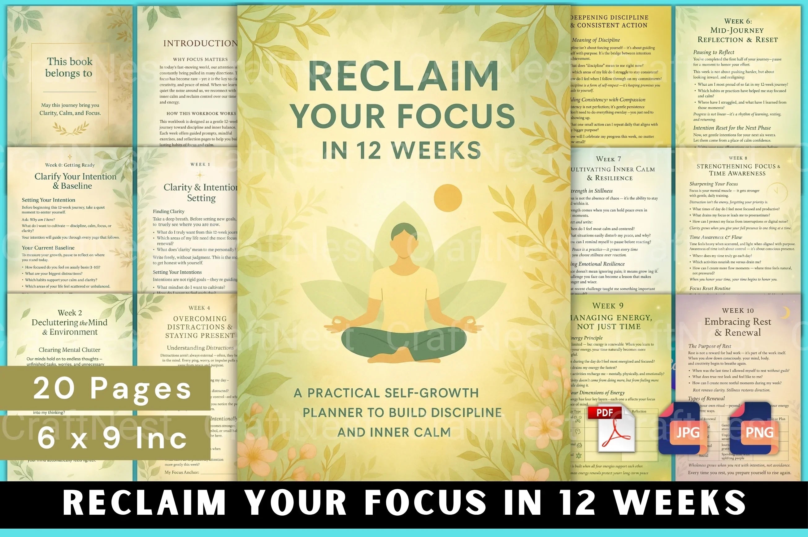 Reclaim Your Focus in 12 Weeks - CraftNest - Digital Crafting and Art